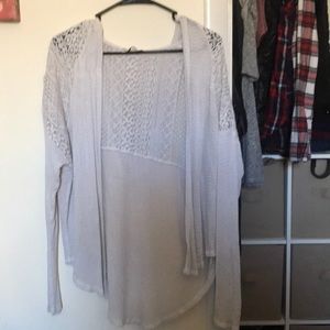 White lace Cardigan from Hollister! Only worn once